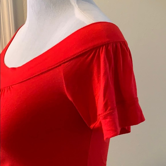 Red Peasant Top - Picture 2 of 4